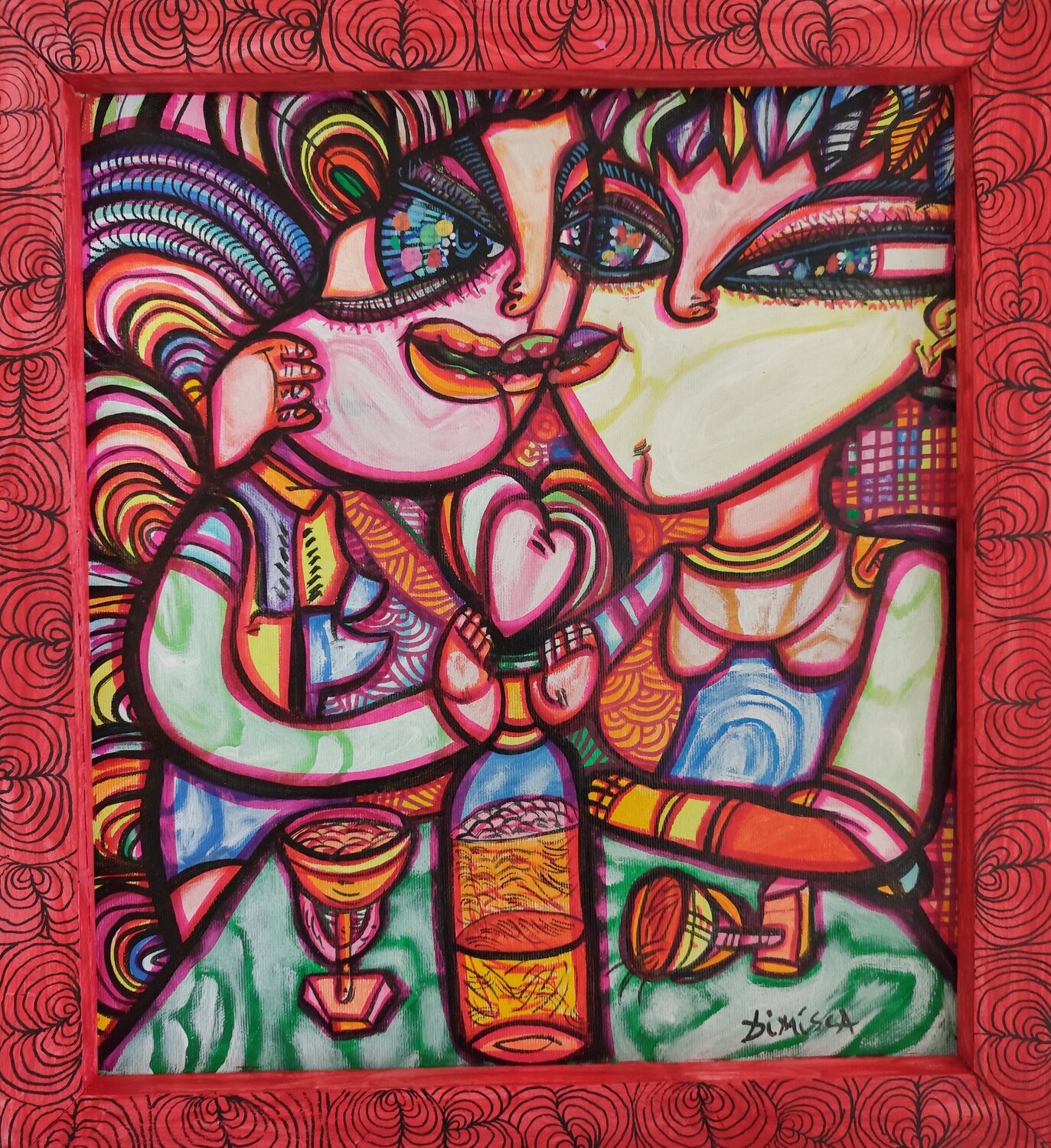 I feel you Laurentiu Dimisca Original painting for sale