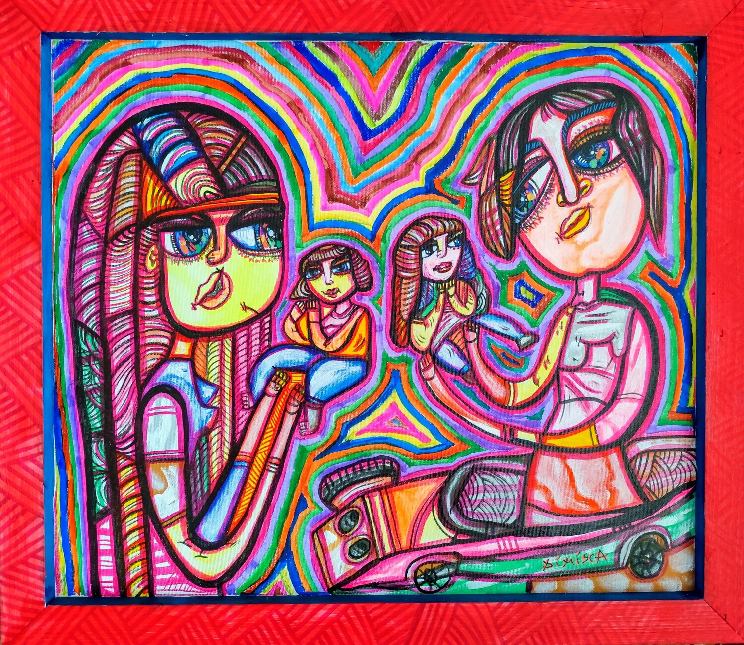 You belong to Me,I belong to You Laurentiu Dimisca Original painting for sale