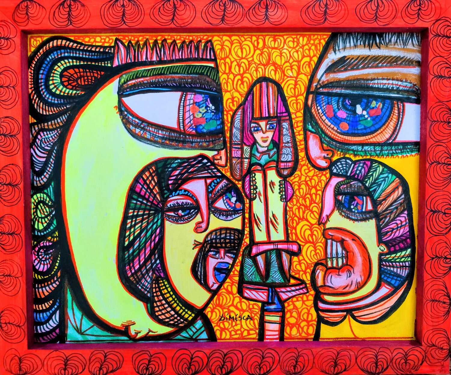 You are chosen, my heart Laurentiu Dimisca Original painting for sale