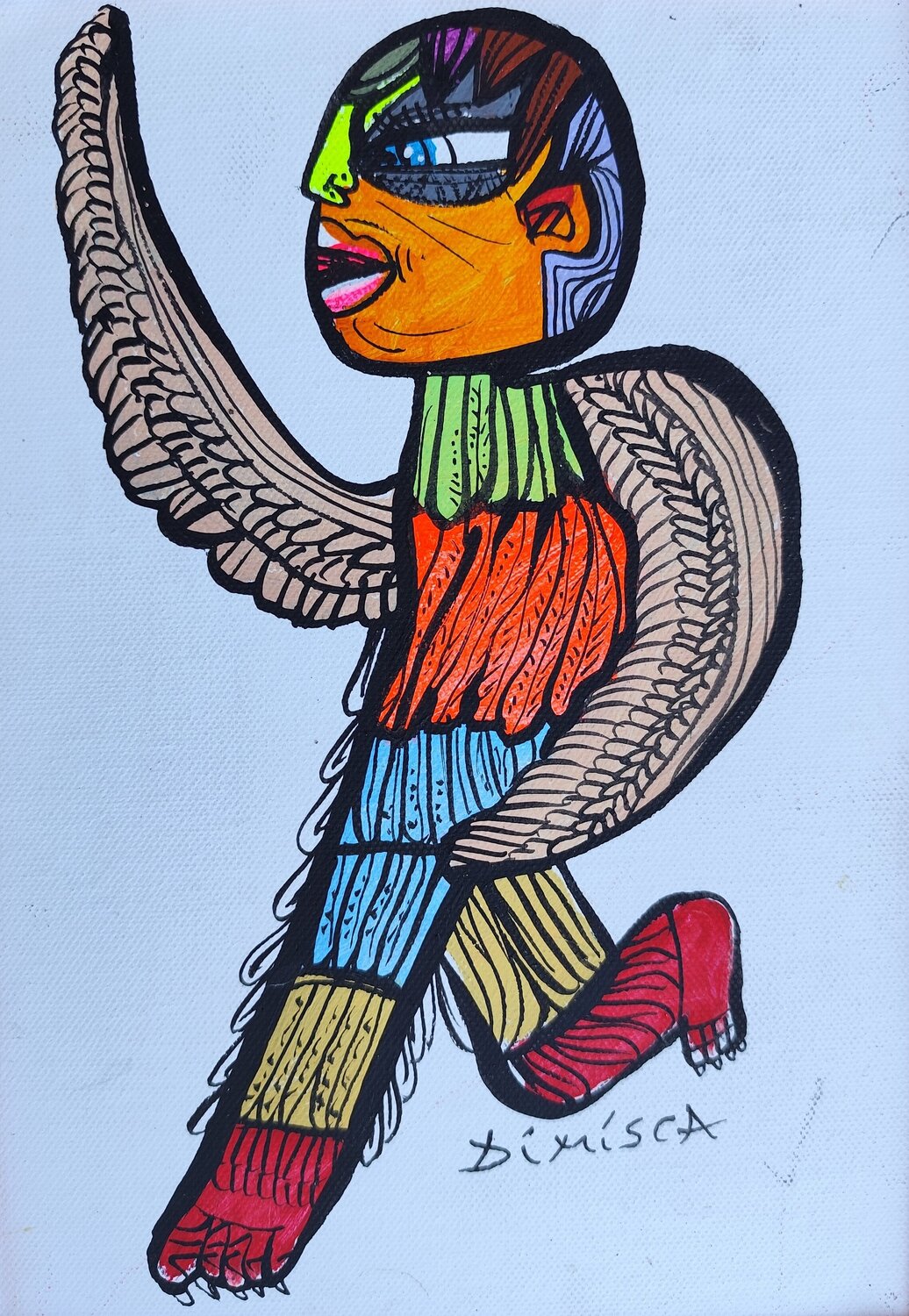 Mythological 1 Laurentiu Dimisca Original painting for sale