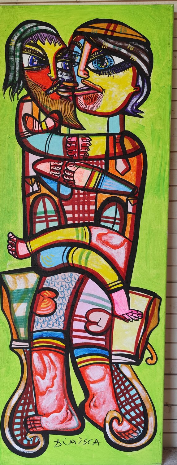 Erotism 12 Laurentiu Dimisca Original painting for sale