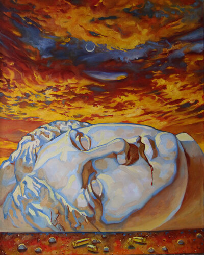 "THE WAR OF THE WORLDS" by Yaroslav Kurbanov, Painting for Sale on Select