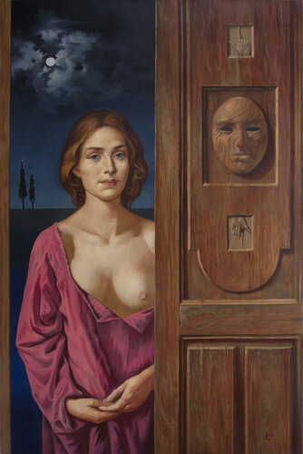 GEHEIMNISSE DES ALTEN HAUSES by Yaroslav Kurbanov, Painting for Sale on Select