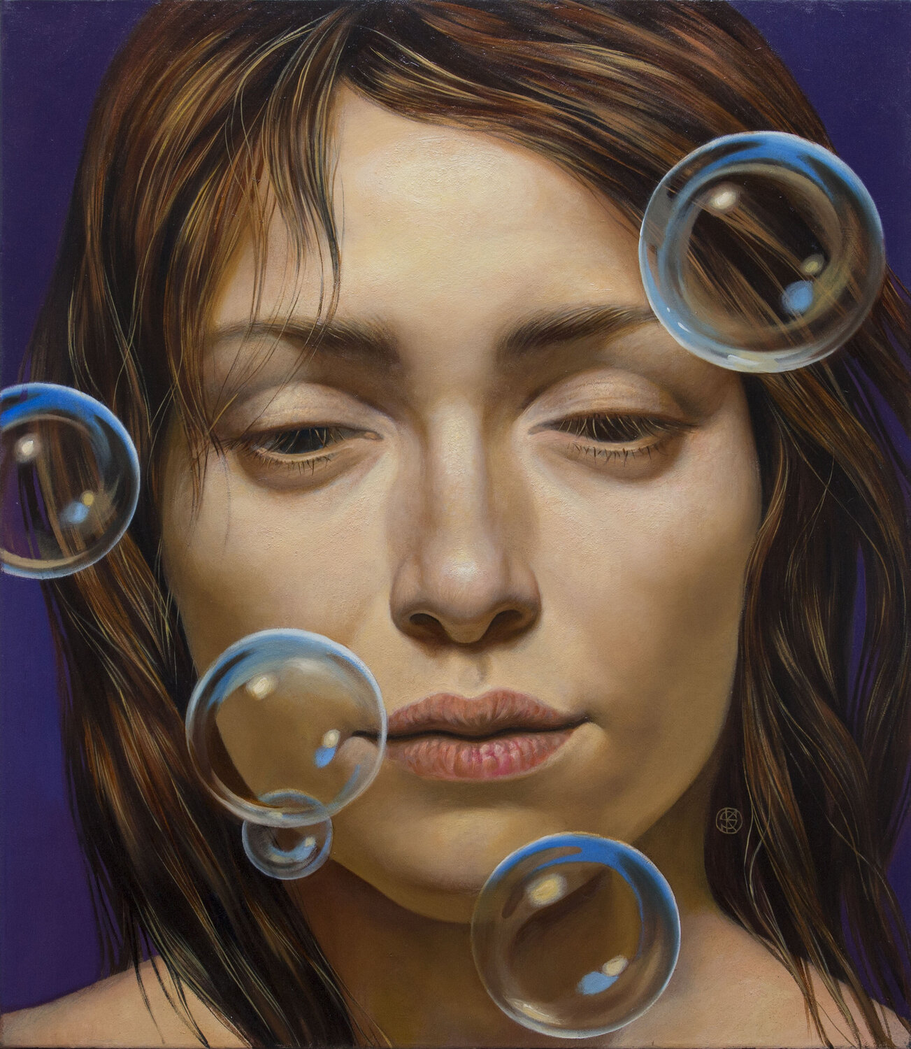 GIRLS' DREAMS Yaroslav Kurbanov Original painting for sale