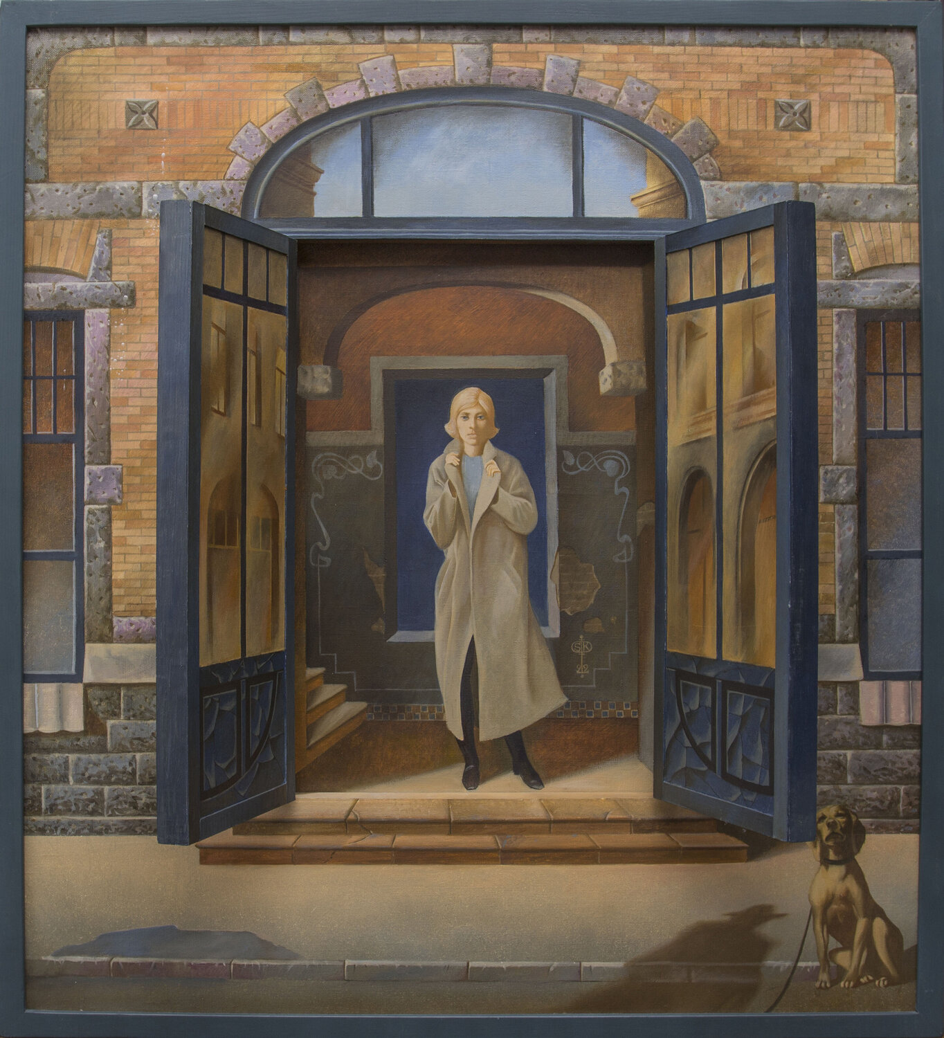 SECRETS OF OLD COURTYARDS Yaroslav Kurbanov Original painting for sale