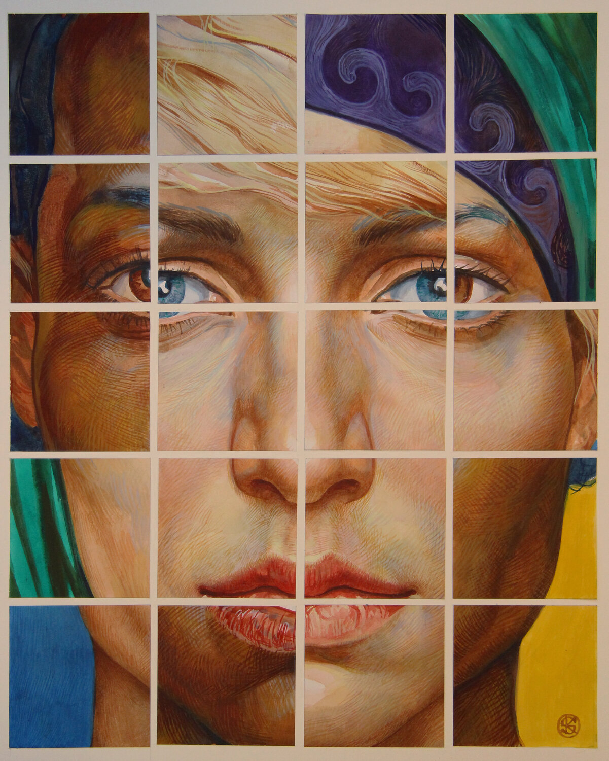 "GLOBALIZATION 2" Yaroslav Kurbanov Original painting for sale