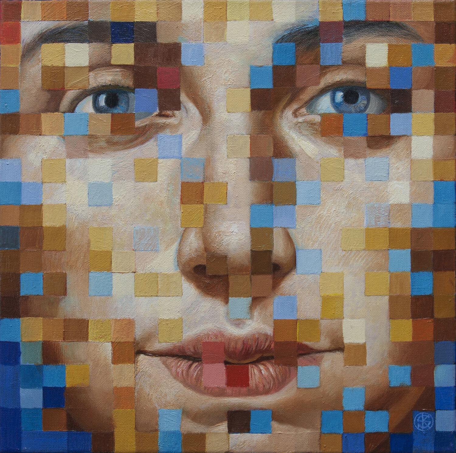 "AUFBLENDUNG" Yaroslav Kurbanov Original painting for sale