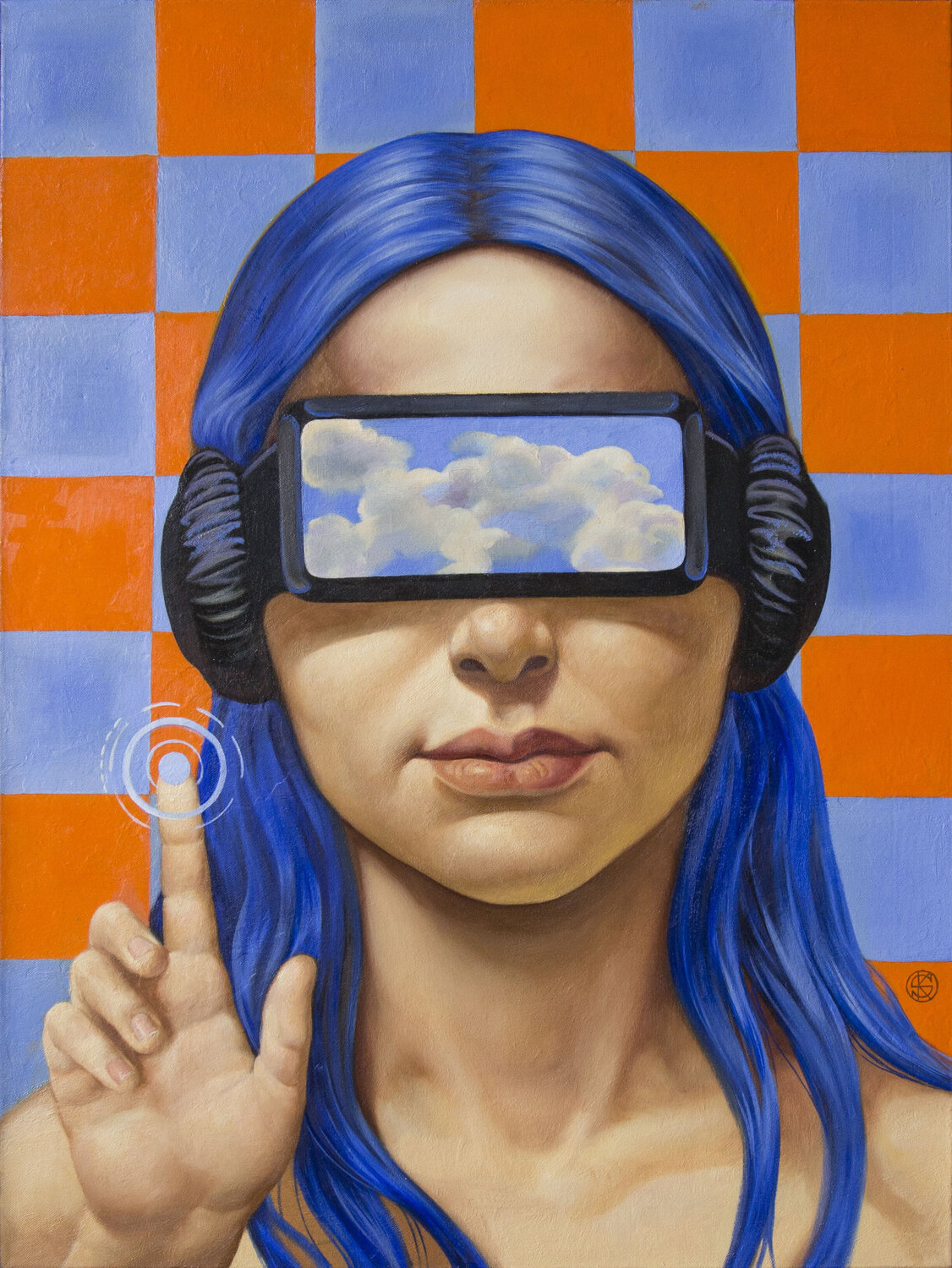 NEW REALITY Yaroslav Kurbanov Original painting for sale