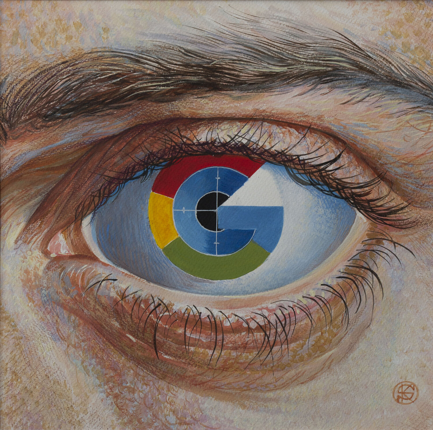 "Complete control " Yaroslav Kurbanov Original painting for sale