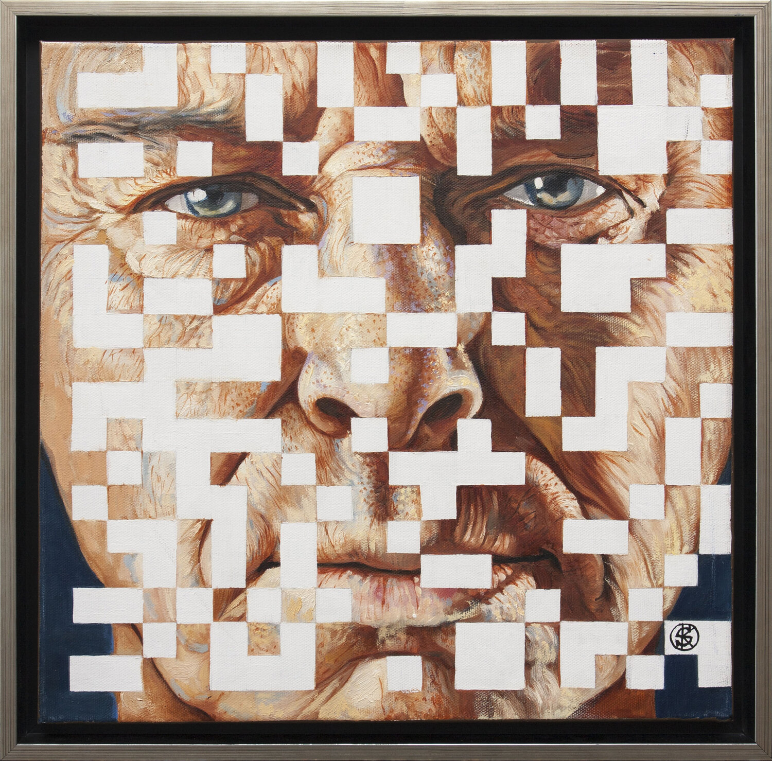 "IDENTIFIKATION" Yaroslav Kurbanov Original painting for sale