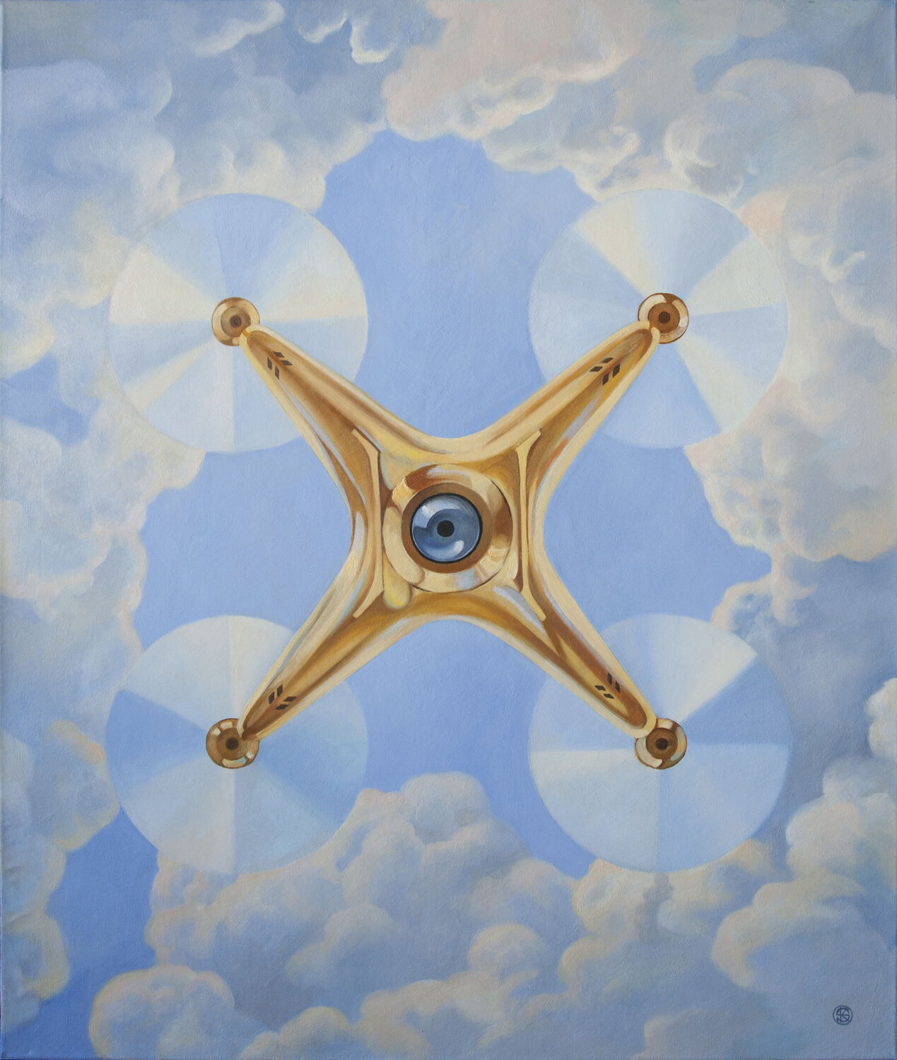 "AUGE DES HIMMELS" Yaroslav Kurbanov Original painting for sale