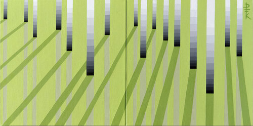 Schattenspiel 1. / Shadow Play 1. by Krisztina Dózsa-Farkas, Painting for Sale on Select