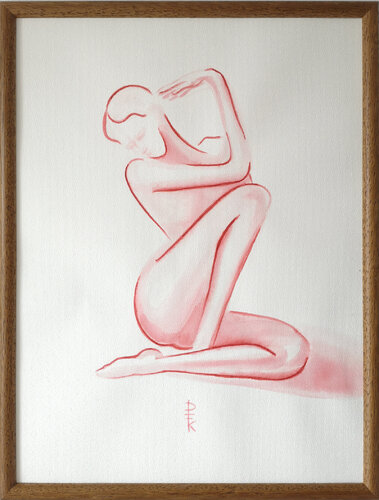 Innig 2. - die Schöne und ihr Geliebter by Krisztina Dózsa-Farkas, Painting for Sale on Select