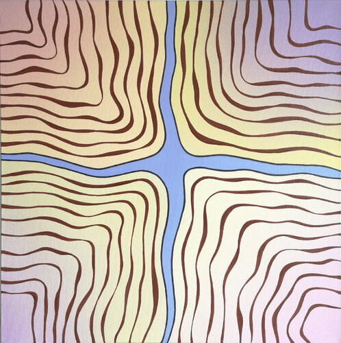 ENTSCHEIDUNGSWEGE / Decision processes by Krisztina Dózsa-Farkas, Painting for Sale on Select