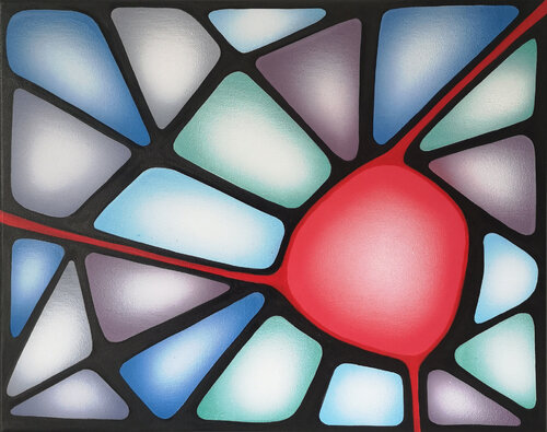 HERZENSSACHEN / Mattters of the heart by Krisztina Dózsa-Farkas, Painting for Sale on Select