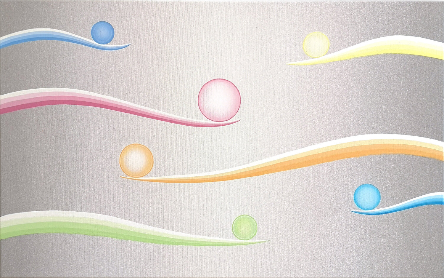 WELCHE SOLL ICH NEHMEN? Krisztina Dózsa-Farkas Original painting for sale