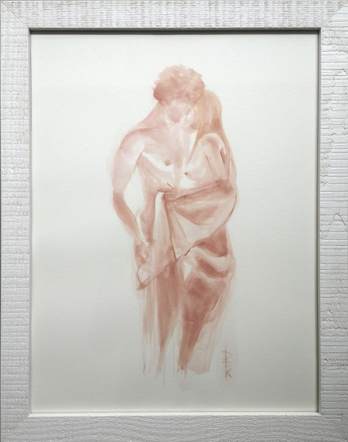 Stehendes Liebespaar Krisztina Dózsa-Farkas Original painting for sale