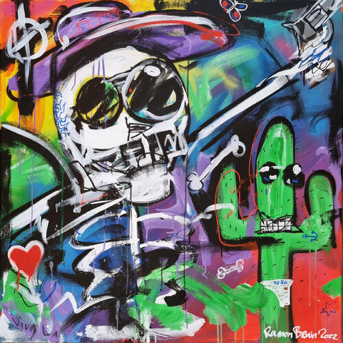 Día de los Muertos by Ramon Bruin, Painting for Sale on Select