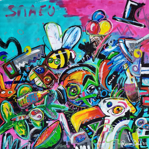 Snafu by Ramon Bruin, Painting for Sale on Select