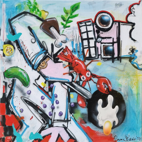 Sunnyside Down by Ramon Bruin, Painting for Sale on Select