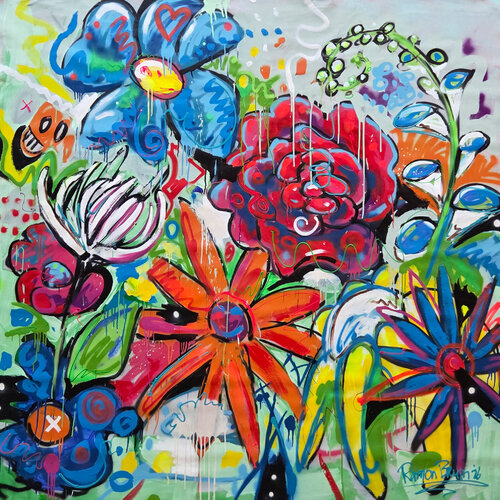 Therapy Was Too Expensive by Ramon Bruin, Painting for Sale on Select