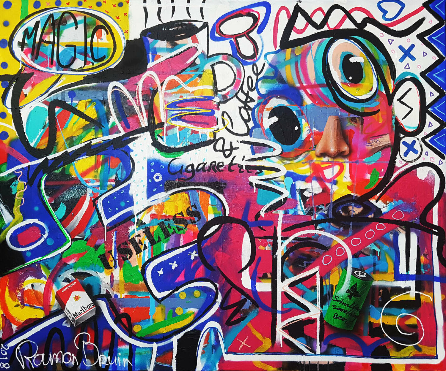 Solid Grip Ramon Bruin Original painting for sale