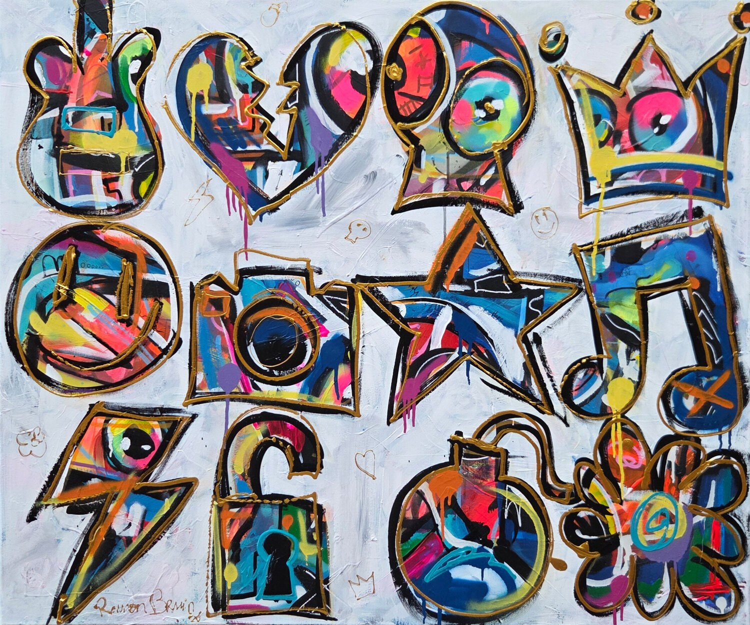 Alt Control Deceive Ramon Bruin Original painting for sale