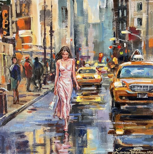 Life in a day by Larissa Abtova, Painting for Sale on Select