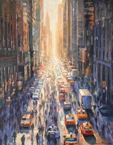 Breaking light by Larissa Abtova, Painting for Sale on Select