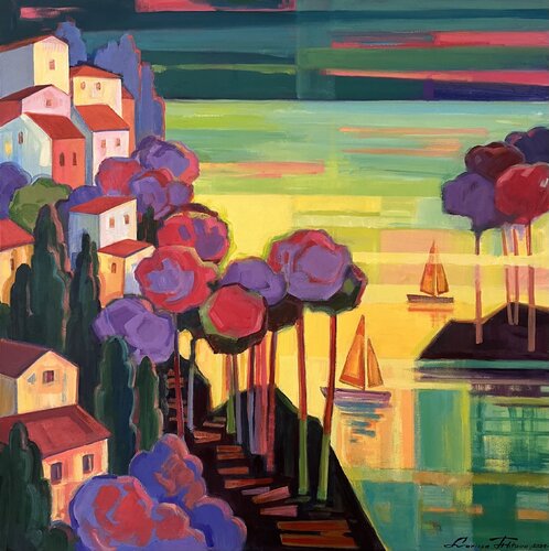 "Prelude of colors" by Larissa Abtova, Painting for Sale on Select