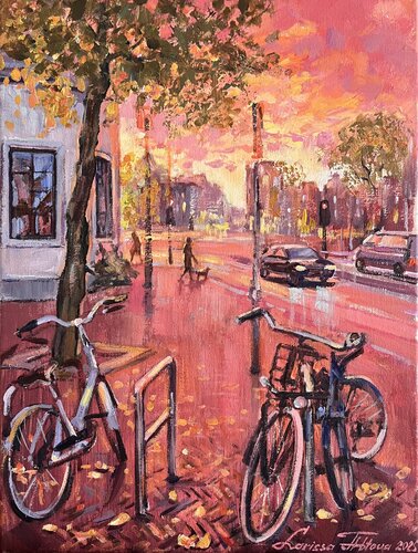Good morning Amsterdam by Larissa Abtova, Painting for Sale on Select