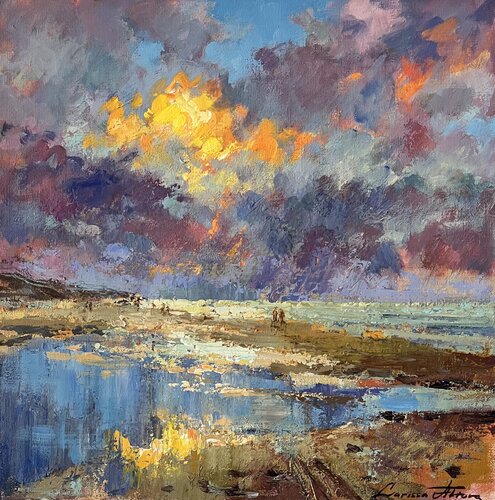 Egmond at sea by Larissa Abtova, Painting for Sale on Select