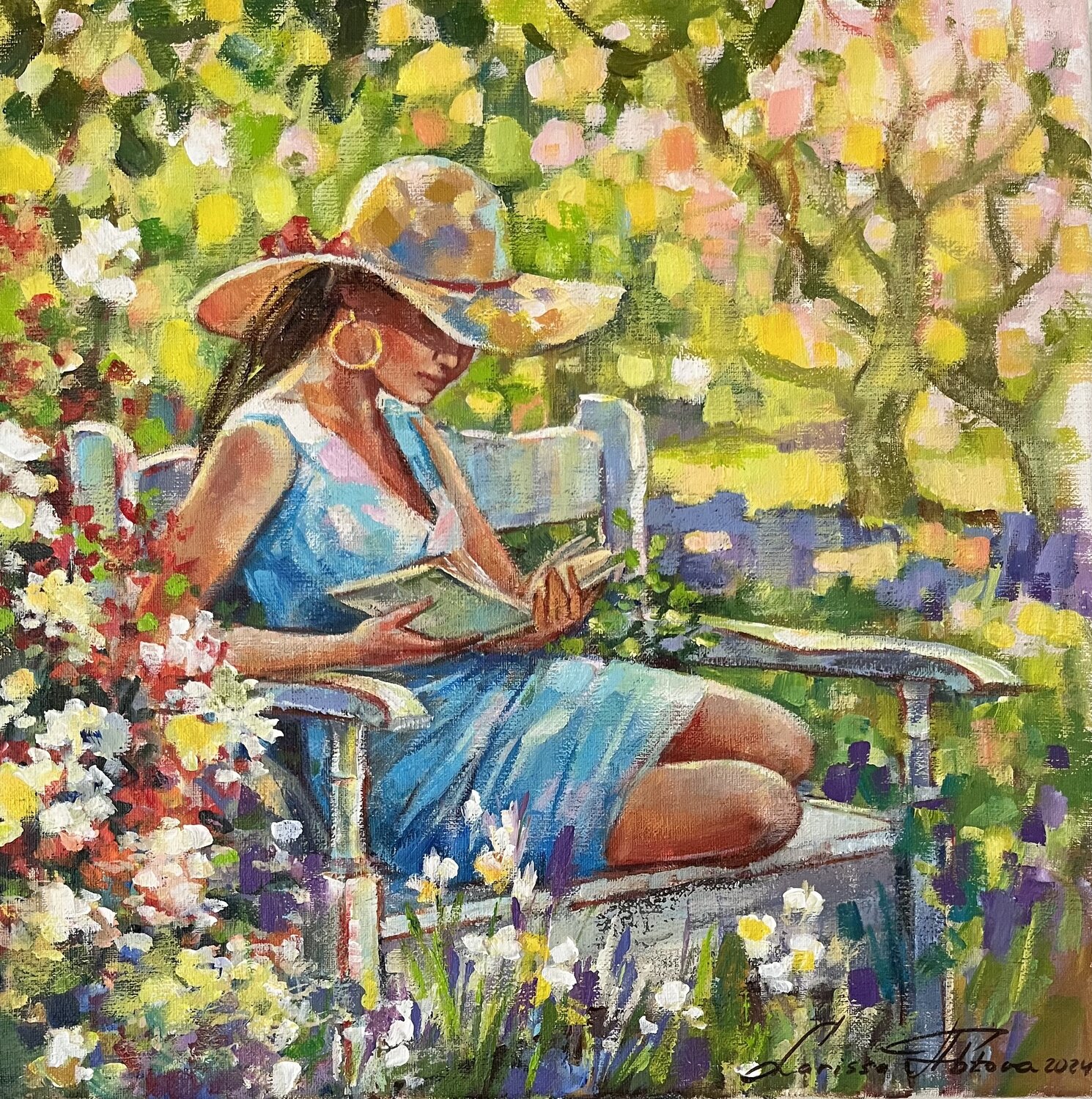 Secret Larissa Abtova Original painting for sale