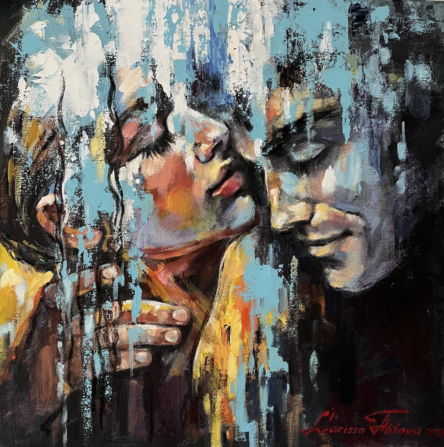 Just love Larissa Abtova Original painting for sale