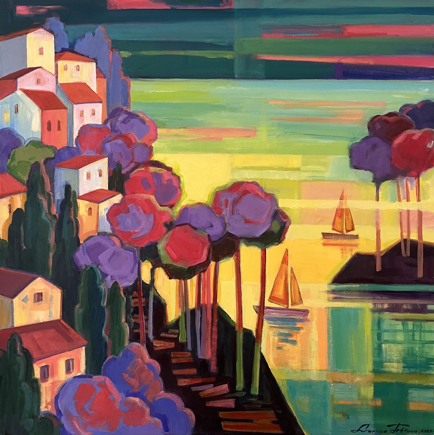 "Prelude of colors" Larissa Abtova Original painting for sale