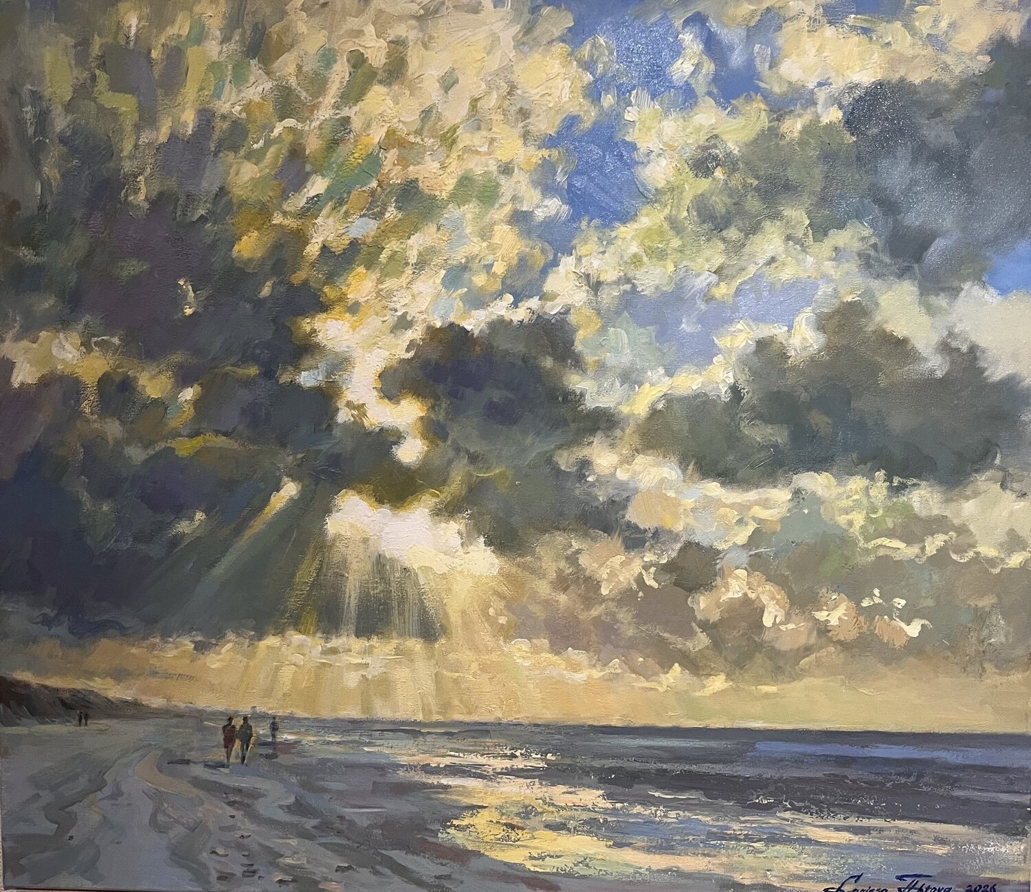Silver January Larissa Abtova Original painting for sale