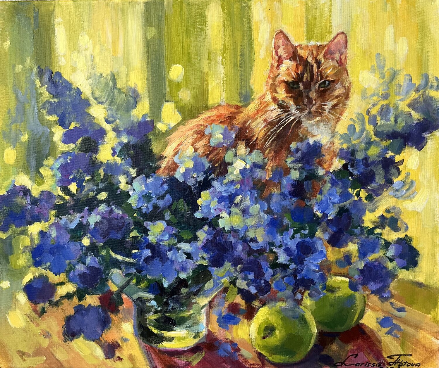 In the sun beam Larissa Abtova Original painting for sale