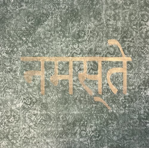 NAMASTE by Marc Janus, Painting for Sale on Select