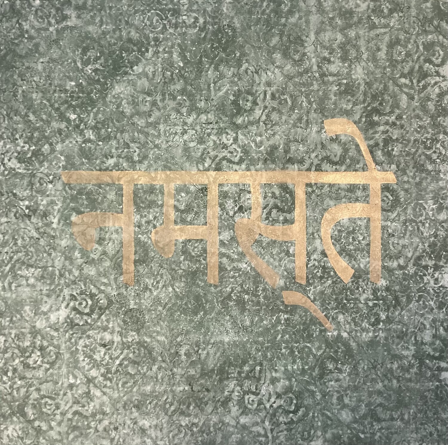 NAMASTE Marc Janus Original painting for sale