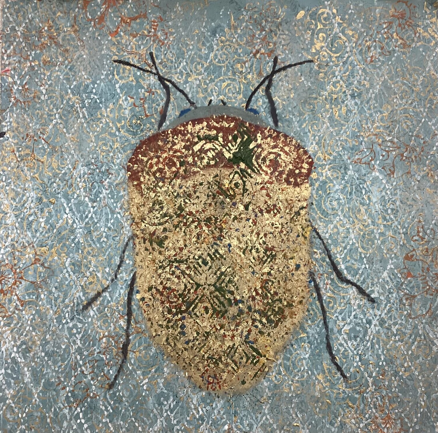 Sphaerocoris annulus (Bettle) Marc Janus Original painting for sale