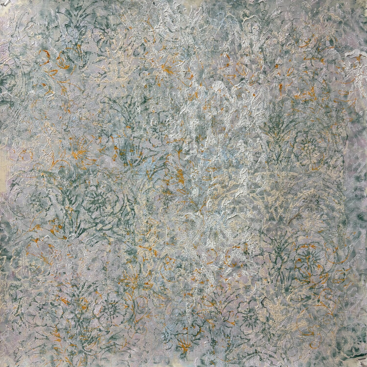 Garden in Kolkata Marc Janus Original painting for sale