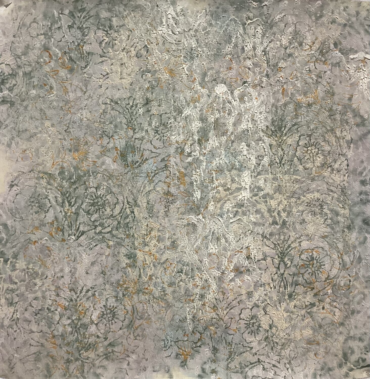 Garden in Kolkata Marc Janus Original painting for sale