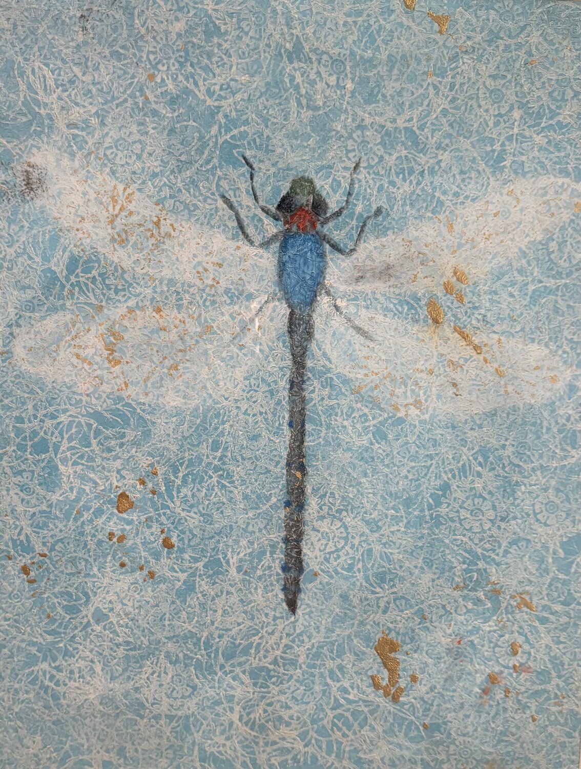 Dragonfly Marc Janus Original painting for sale