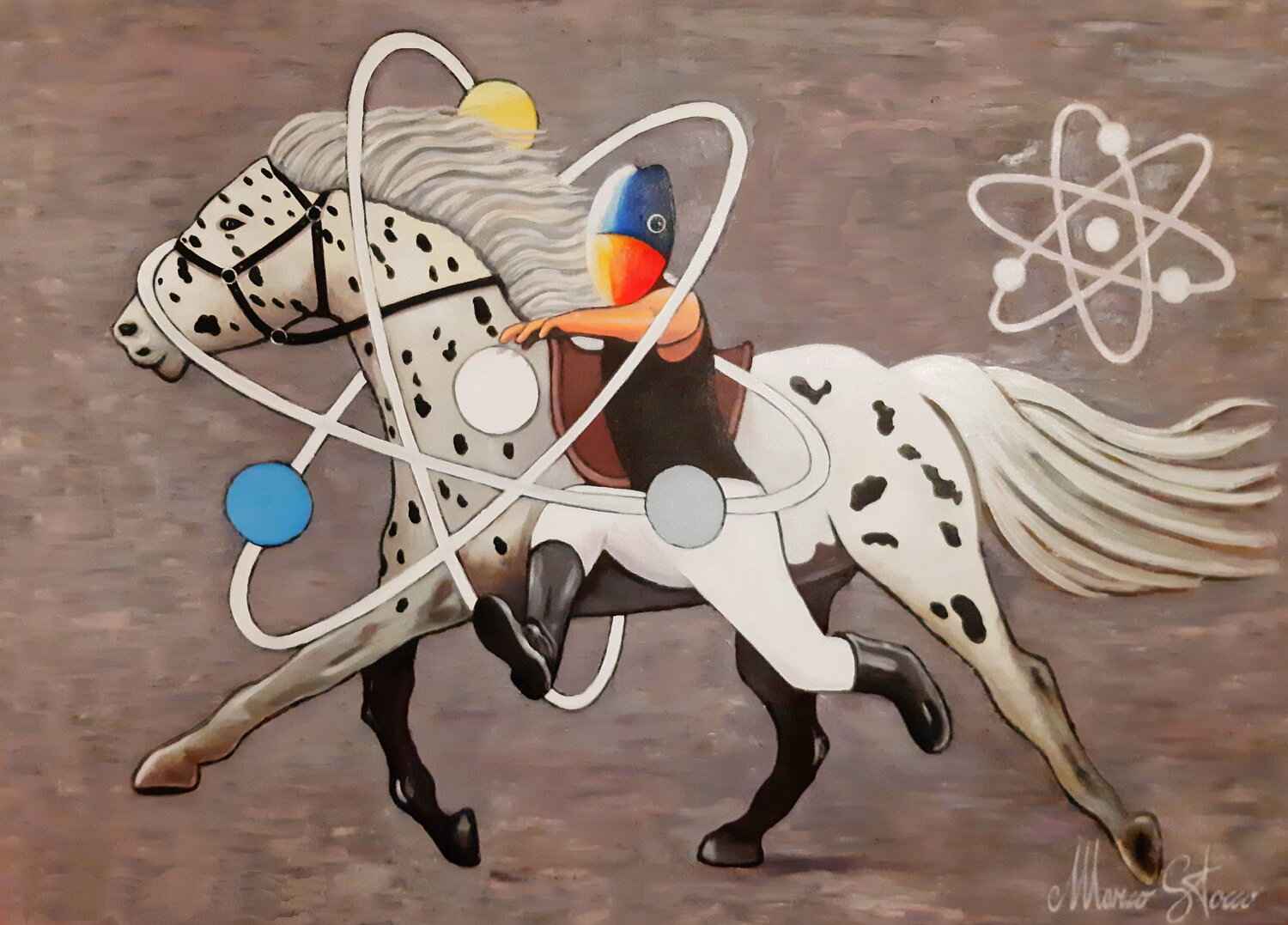 Wave Function Marco Stocco Original painting for sale