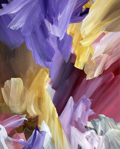 Elements of nature by Inès Khadraoui, Painting for Sale on Select