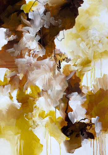 Autumn prelude by Inès Khadraoui, Painting for Sale on Select
