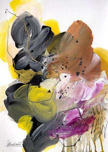 Cosmic dreams 2 by Inès Khadraoui, Painting for Sale on Select