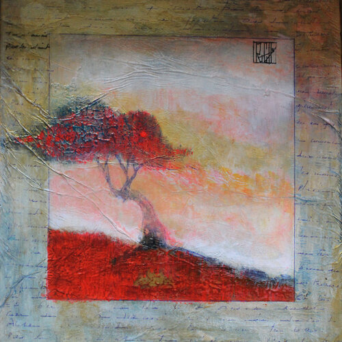 Olivier brûlant by Ly-Rose, Painting for Sale on Select