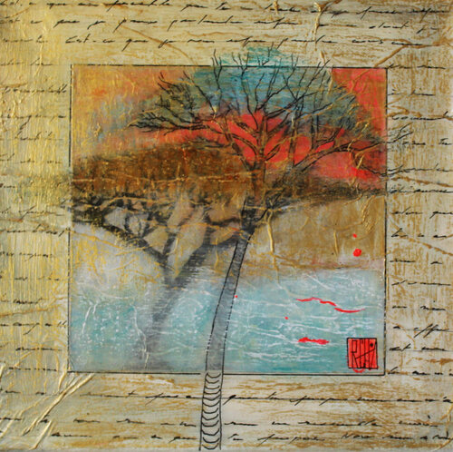 Plier mes mots 3 by Ly-Rose, Painting for Sale on Select