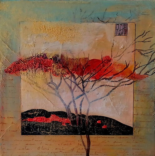 De la série "Mots pliés" by Ly-Rose, Painting for Sale on Select
